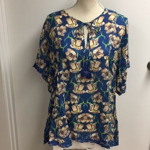 Johnny Was Floral Blouse